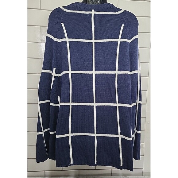 Women's Crown and Ivy Poncho Cape Classy Quiet Luxury Coastal One Size Fits All - Picture 2 of 8